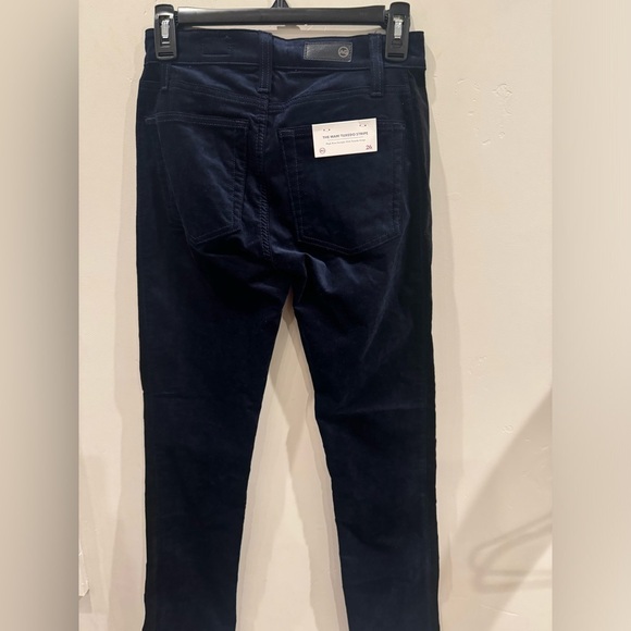 NWT AG Adriano Goldschmied Mari tuxedo stripe High Rise Straight Leg Pant SZ 26 - Picture 6 of 9